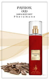 Nawadir Hair & Body Spray Pheromone Passion Oud - 250 ml