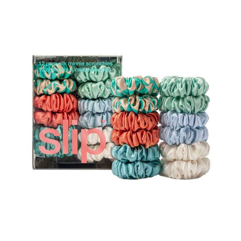 Slip Minnie Scrunchies - Seaside - Set of 12