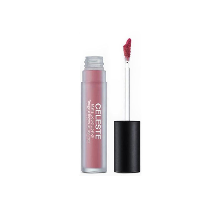 Kiss New York Celeste Matte Liquid Lipstick - Pink Rouge