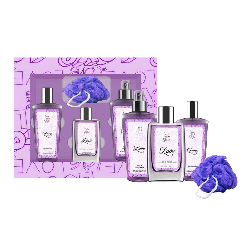 Love In Style Love Bath Set For Unisex