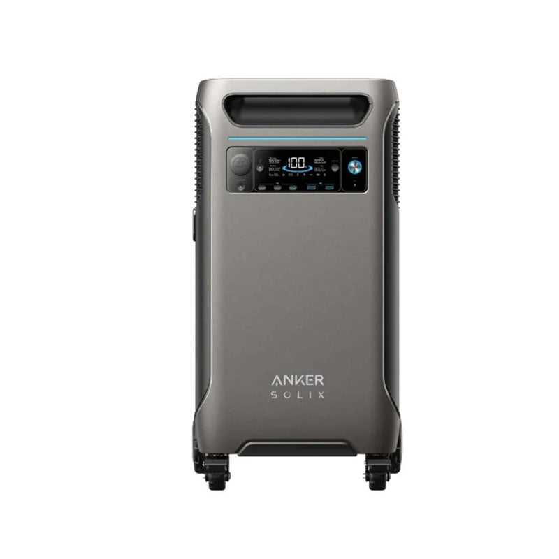 Anker SOLIX F3800 Portable Power Station, 3840 Wh, LiFePO4 Batteries, Ultra-High 6000 W AC Output with 120V/240V, Solar Generator