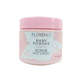 Florence Baby Powder Diamond Scrub Face & Body - 300 ml