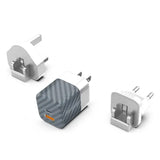 Energizer Ultimate 38W PD/QC Wall Charger with Universal Plug, Dual Output - Silver