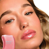 Saie Glossybounce High-Shine Hydrating Lip Gloss Oil - Disco