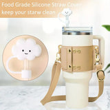 Adjustable Water Bottle Holder Strap for Stanley 40oz & 30oz Tumblers - Burgundy