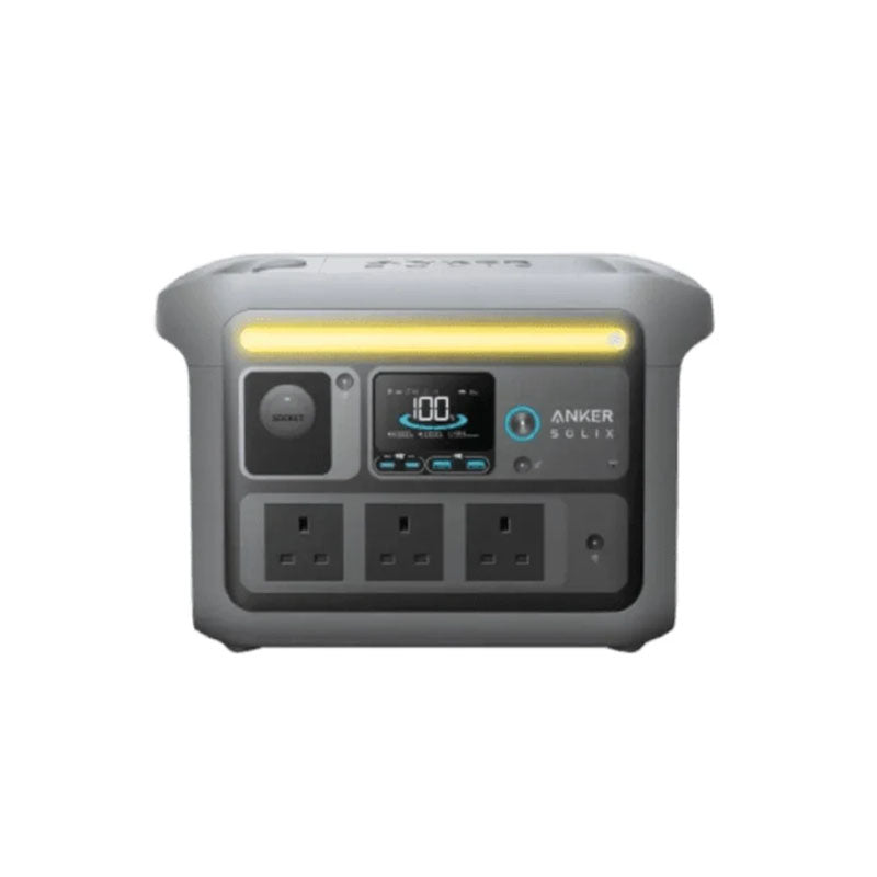 Anker SOLIX C800 Plus Portable Power Station (1200W / 768Wh) With Camping Lights