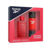 Reebok Inspire Activate Your Senses Gift Set EDT For Him