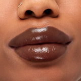 Kosas Wet Stick Moisturizing Shiny Sheer Lipstick - Cinnamon Spritz - Warm Rich Brown