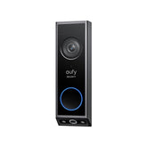Eufy Video Doorbell E340 Kit With Chime 2K Dual Cameras - Black