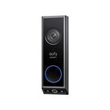Eufy Video Doorbell E340 Kit With Chime 2K Dual Cameras - Black
