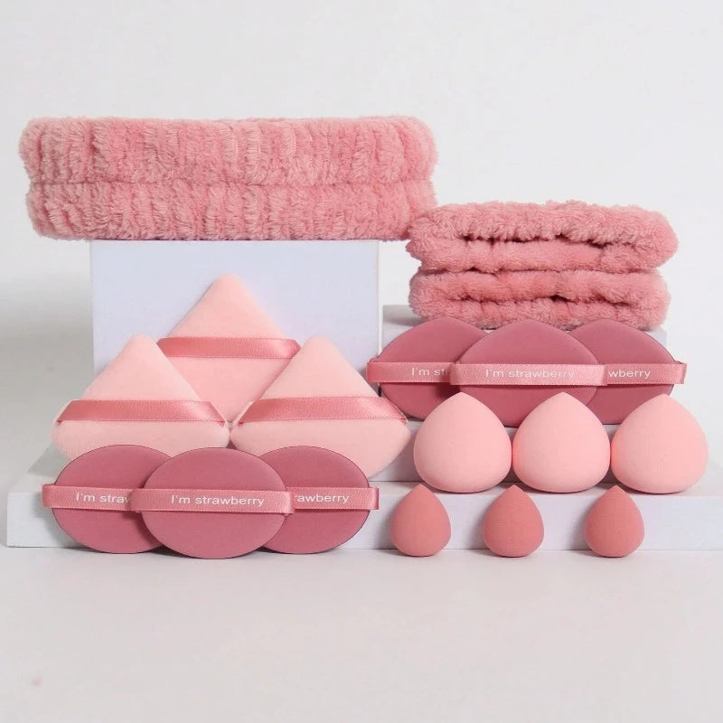 Beauty All-in-one Makeup Sponge & Tool Set - 18 Piece