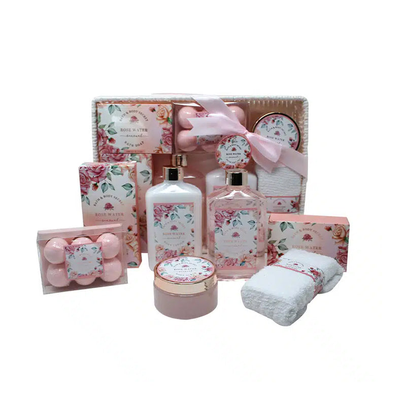 Paris Glam Body Care Rose Water Set - 7 pcs
