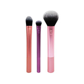 Real Techniques Travel Essentials Makeup Brush Kit - 4 Pcs