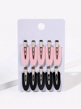 Beauty Simple & Fashionable No Bend Hair Clips For Women - Multicolor -10pcs