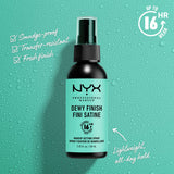 NYX Dewy Finish Makeup Setting Spray