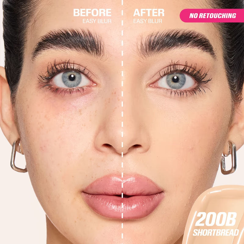 Huda Beauty Easy Blur Natural Airbrush Foundation - 30 ml - Shortbread 200B Huda Beauty Easy Blur Natural Airbrush Foundation - 30 ml - Shortbread 200B
