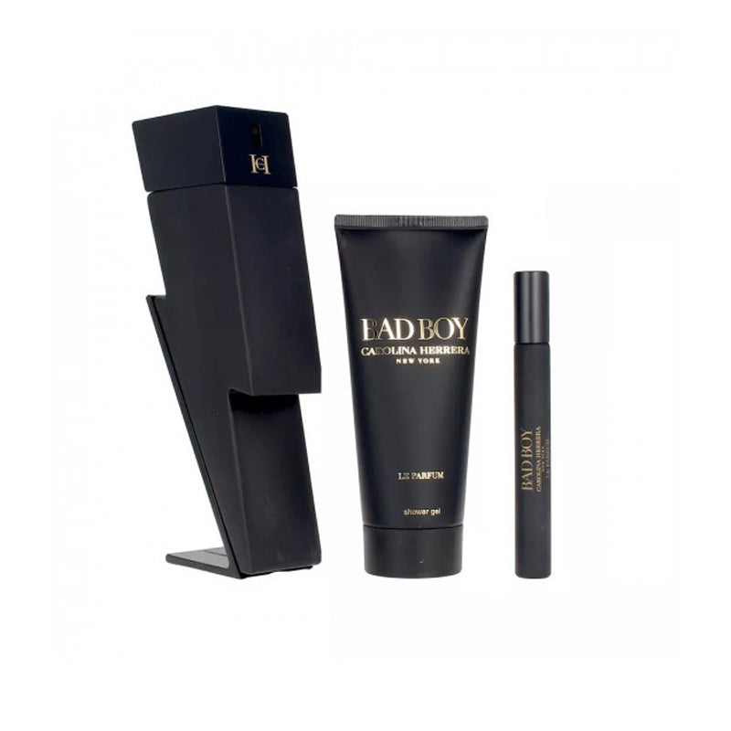 Carolina Herrera Bad Boy Le Parfum 3pcs Gift Set For Him - 100 ml