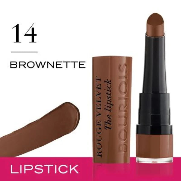 Bourjois Rouge Velvet The Lipstick - 14 Brownette Bourjois Rouge Velvet The Lipstick - 14 Brownette