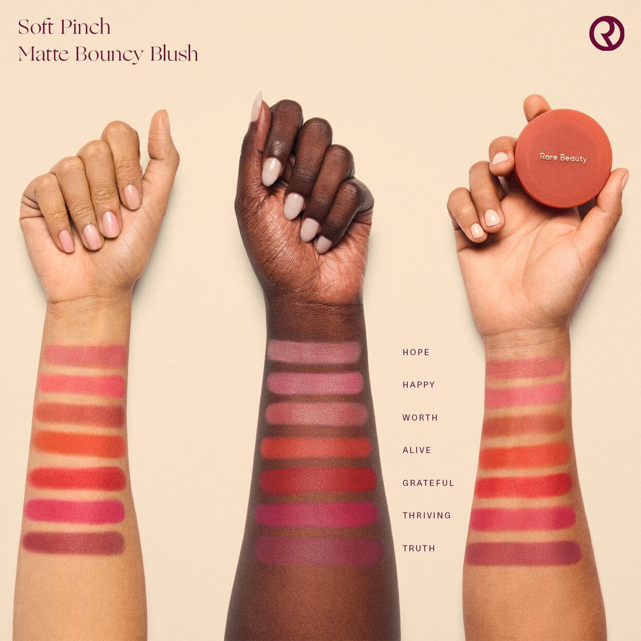 Rare Beauty Soft Pinch Matte Bouncy Blush - Happy Rare Beauty Soft Pinch Matte Bouncy Blush - Happy