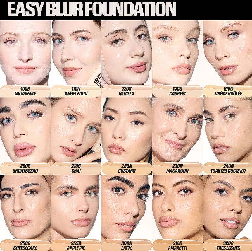 Huda Beauty Easy Blur Natural Airbrush Foundation - 30 ml - Espresso 600N Huda Beauty Easy Blur Natural Airbrush Foundation - 30 ml - Espresso 600N