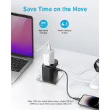 Anker 312 Outlet Extender, 30W PD Travel Charger
