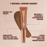 Charlotte Tilbury Hollywood Liquid Contour Wand - Tan To Deep
