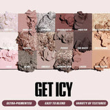 Huda Beauty Icy Nude Eyeshadow Palette - 16 gr
