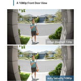 eufy Security, Battery Video Doorbell Kit, Wire-Free Doorbell, Free Wireless Chime, Wi-Fi Connectivity, 1080p-Grade Resolution, No Monthly Fees, 120-day Battery, AI Detection, 2-Way Audio - Black