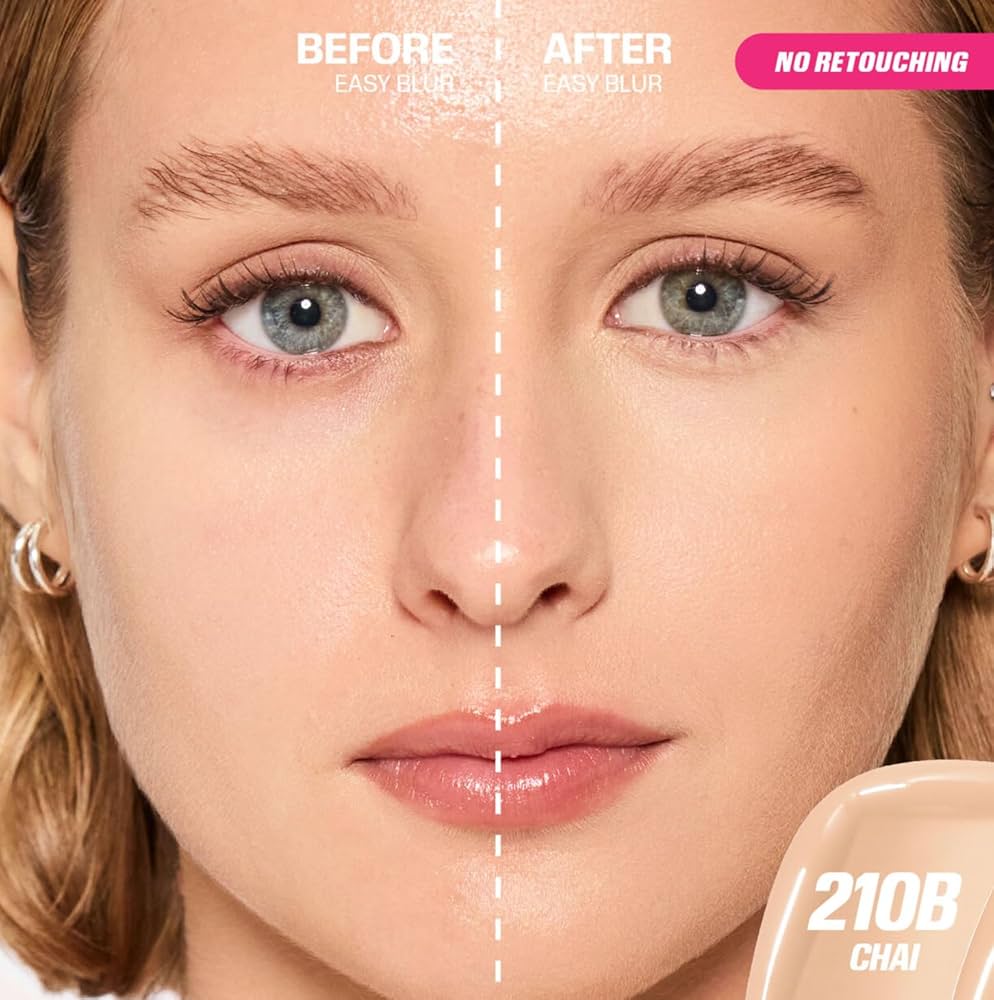 Huda Beauty Easy Blur Natural Airbrush Foundation - 30 ml - Chai 210B Huda Beauty Easy Blur Natural Airbrush Foundation - 30 ml - Chai 210B