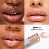Kosas Wet Lip Oil Plumping Treatment Gloss - Exposed - Champagne Pink Shimmer