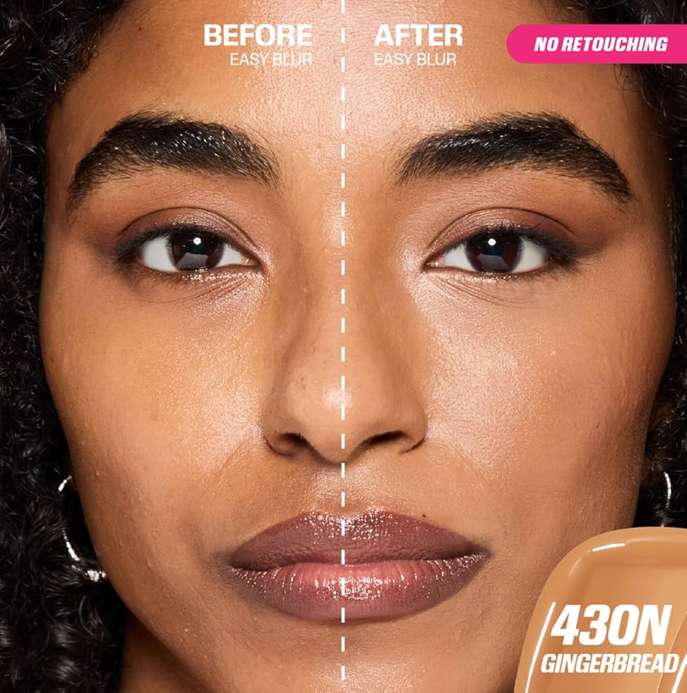 Huda Beauty Easy Blur Natural Airbrush Foundation - 30 ml - Gingerbread 430N Huda Beauty Easy Blur Natural Airbrush Foundation - 30 ml - Gingerbread 430N