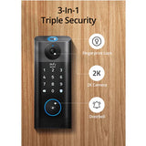 Eufy Video Smart Lock Finger Print & Wi-Fi - Black