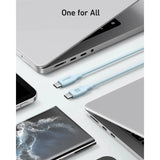 Anker 544 USB-C to USB-C Cable 140W (Bio-Based) (0.9m/3ft) -Blue