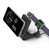 Anker MagGo Wireless Charging Station (15W, Foldable 3-in-1) - Black