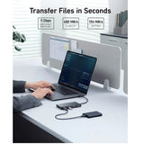 Anker 552 USB-C Hub (9-in-1, 4K HDMI) - Black