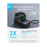 Anker MagGo Power Bank (10 K, 35 Watts, For Apple Watch, Built-In USB-C) - Black