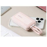 Anker Zolo Power Bank (20 K, 30 Watts, Built-In USB-C and Lightning Cable) - Pink