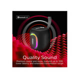 Energizer Bluetooth Speaker 8W, RGB - Black