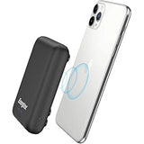 Energizer Ultimate 10000 mAh Wireless Power Bank, 18W, with Suction Cup, Triple Output, with Power Delivery USB-C Output, Dual Input - Black