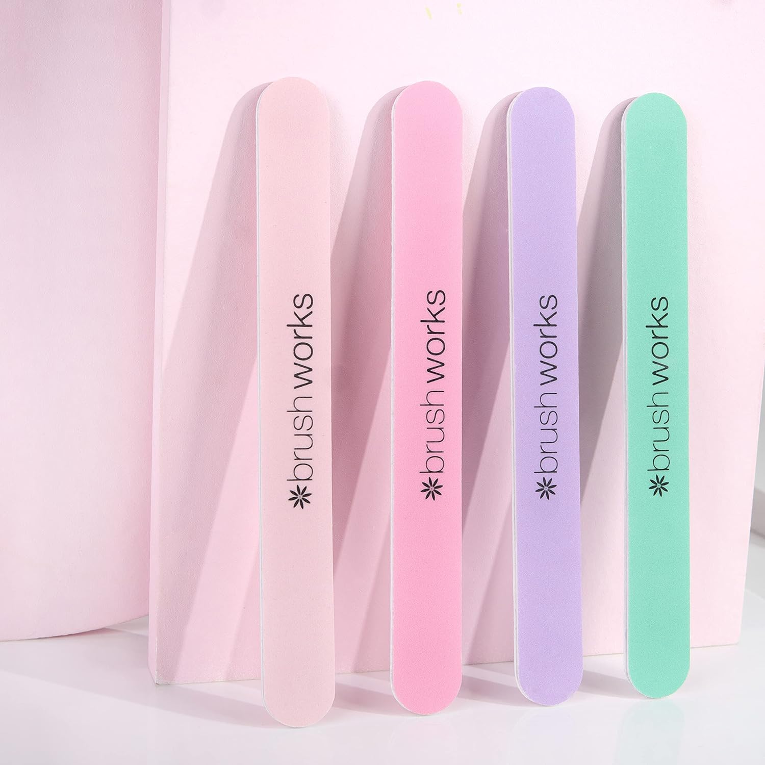 Brush Works  Pastel Nail Files - 4 in 1 Brush Works  Pastel Nail Files - 4 in 1