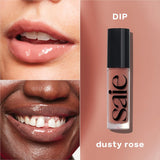Saie Glossybounce High-Shine Hydrating Lip Gloss Oil - Dip