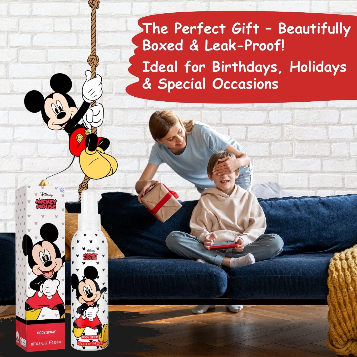 Disney Mickey Body Spray For Him - 200 ml