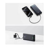 Anker Nano Power Bank (20K, 30 W, Built-In USB-C Cable), Black