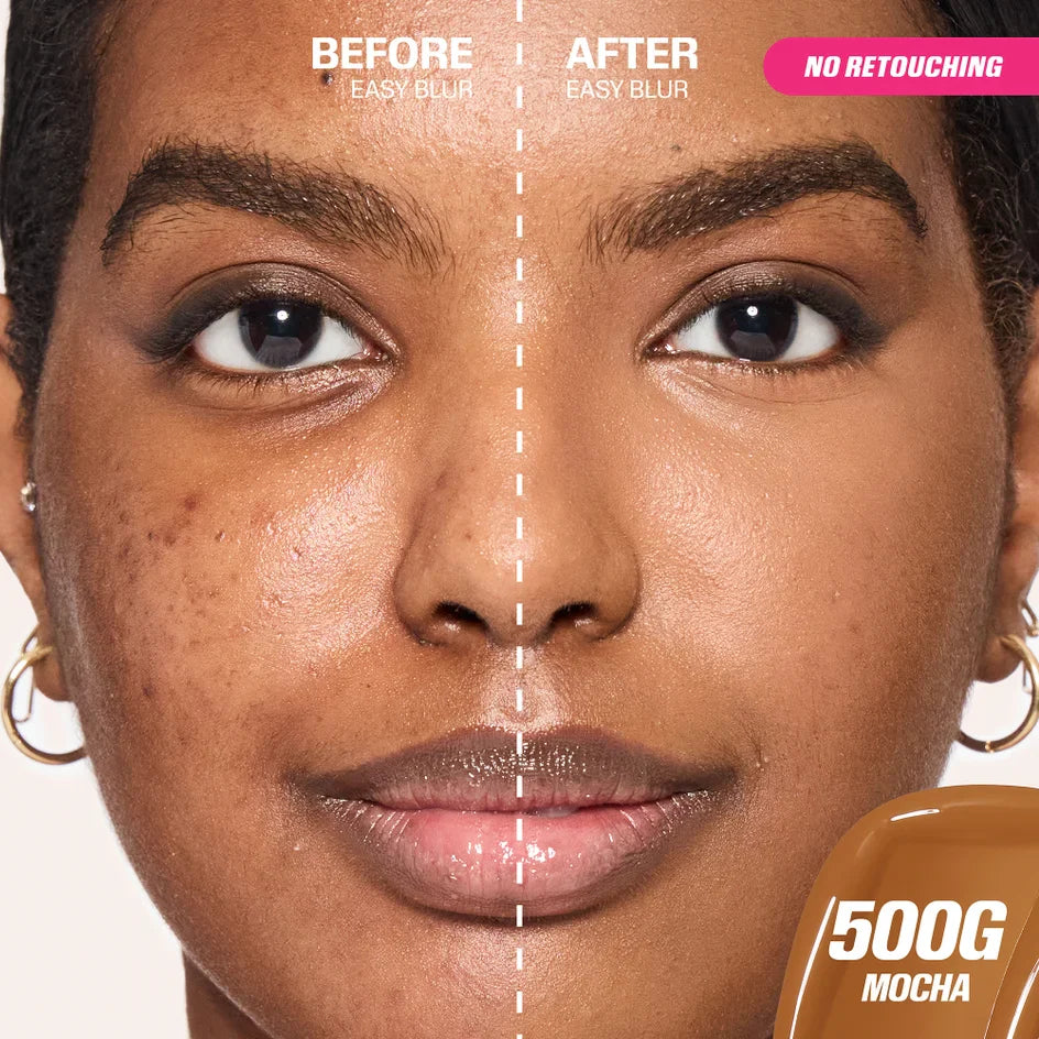 Huda Beauty Easy Blur Natural Airbrush Foundation - 30 ml - Mocha 500G Huda Beauty Easy Blur Natural Airbrush Foundation - 30 ml - Mocha 500G