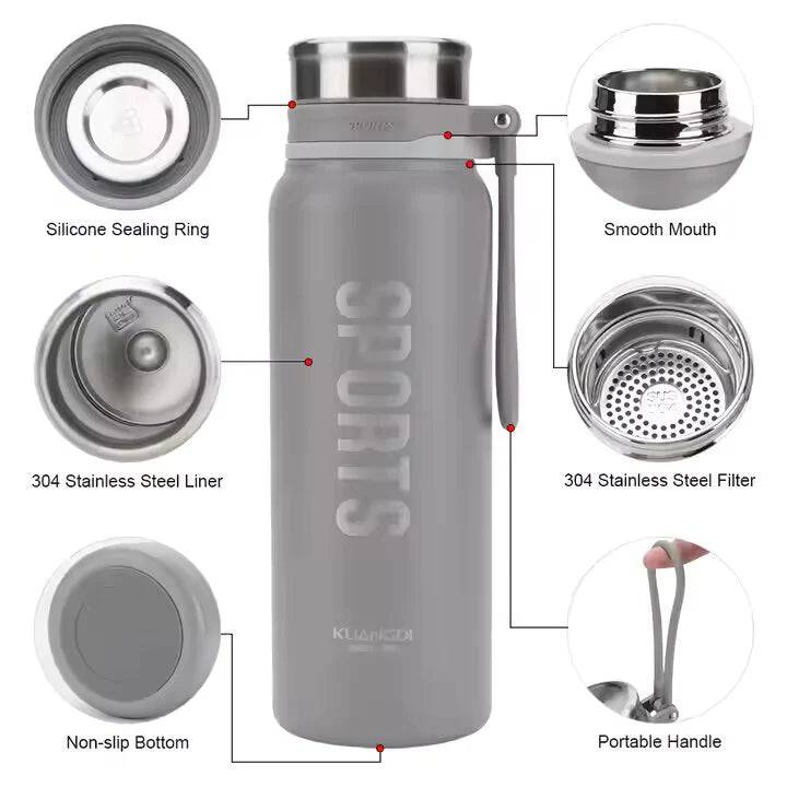 Kuangdi KD7027 Vaccum Bottle 830 ml - Orange Kuangdi KD7027 Vaccum Bottle 830 ml - Orange