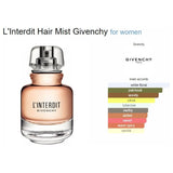 Givenchy L'Interdit Hair Mist - 35 ml