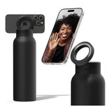 Ringo Water Bottle 32 Oz Screw Lid / Booster Ring - Black