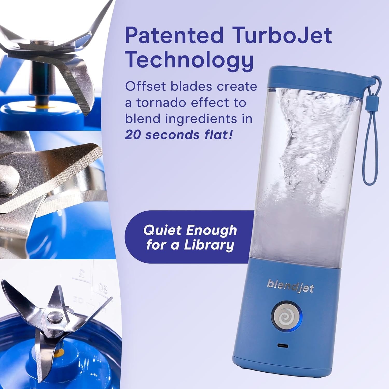 BLENDJET V2 Portable Blender - World's Most Powerful Compact 16Oz BPA Free Blender - Royal BLENDJET V2 Portable Blender - World's Most Powerful Compact 16Oz BPA Free Blender - Royal