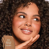 Saie Slip Tint - Lightweight Tinted Moisturizer with Hyaluronic Acid - Shade 06 - Medium to Tan Golden