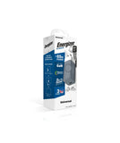 Energizer Ultimate 65W PD/QC Wall Charger with Universal Plug, GaN Technology, Dual Output - Silver